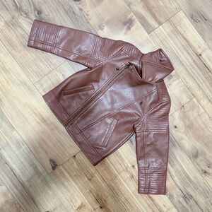 Art Class Kids Leather Jacket Size 4T